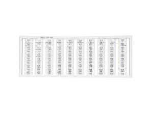 Ramka z oznacznikami 2x 101-150 209-608 /5szt./