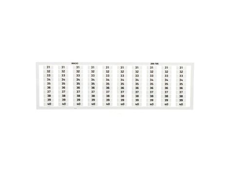 Ramka z oznacznikami 10x 31-40 209-705 /5szt./