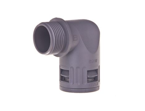 Dławnica kątowa do węża osłonowego PG16 IP68 SILVYN KLICK 90 stopni 16 szara 61801040 /50szt./