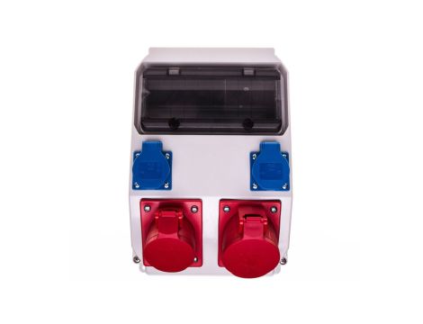 Rozdzielnica budowlana ADAMÓW 32A/5P 16A/5P 2x2P+Z 9036502W