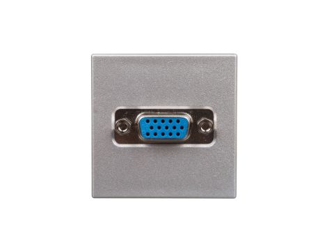 Simon Connect Gniazdo K45 video VGA /D-Sub15/ anodyzowane aluminium K100B/8