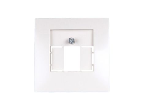 Berker/B.Kwadrat Element centralny gniazda TAE i głośnikowego kremowy 5310338982