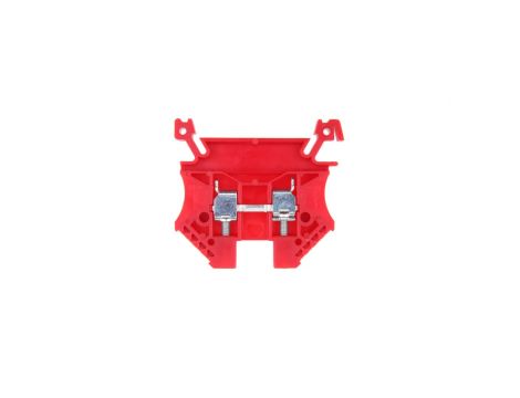 Złączka szynowa 2-przewodowa 4mm2 czerwona EURO 43409RD