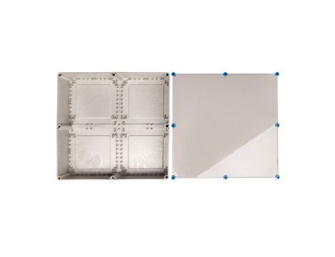 Obudowa pusta Mi, IP 65, wlk.8 - 600x600x170, pokrywa nieprzezroczysta Mi 0801 2000013