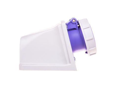 Gniazdo stałe 16A 2P 24V fioletowe IP67 TWIST 1622v