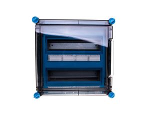 Skrzynka modułowa Mi, IP 65, wlk.2 - 2x12 modułów, bez zacisków, z drzwiczkami Mi 1226 2000619