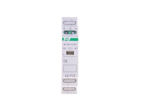 Lampka modułowa 1-fazowa żółta 30-130V AC/DC LK-712Y-30-130V