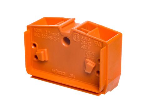 Złączka wewnętrzna 4-przewodowa 2,5mm2 pomarańczowa 264-356 /100szt./