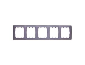 SISTENA LIFE Ramka pięciokrotna pionowa choco 771209