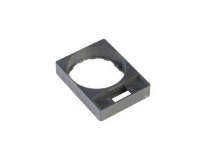 Szyld opisowy 30x40mm do etykiet 8x27mm czarny 22mm prostokątny ZBZ34 /10szt./