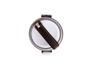 Przełącznik 2 położeniowy pokrętło 22mm czarny 1Z bez samopowrotu 023730
