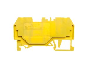 Złączka szynowa 2-przewodowa 4mm2 żółta 281-906 /50szt./