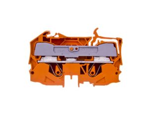 Złączka szynowa 2-przewodowa 10mm2 pomarańczowa 2010-1202 TOPJOBS /25szt./