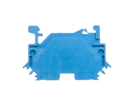 Złączka szynowa 2-przewodowa 4mm2 niebieska 281-604 /50szt./