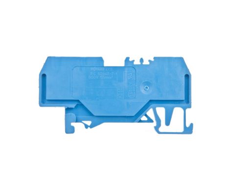 Złączka szynowa 3-przewodowa 1,5mm2 niebieska 279-684 /100szt./