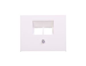 K.1 Element centralny do gniazda UAE RJ11 RJ12 RJ45 kat.3, 5e, 6 45st śnieżnobiały 14097009
