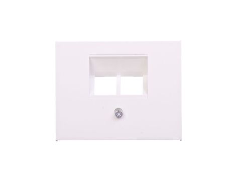 K.1 Element centralny do gniazda UAE RJ11 RJ12 RJ45 kat.3, 5e, 6 45st śnieżnobiały 14097009