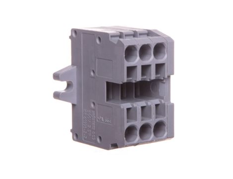 Listwa zaciskowa kompaktowa 2-przewodowa 2,5mm2 3-torowa z mocowaniem śrubowym szara 869-103 /100szt./