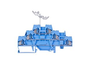 Złączka szynowa 3-piętrowa L / L / L 2,5mm2 niebieska 280-551 /40szt./