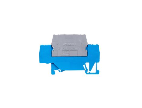 Złączka szynowa 2-piętrowa przelotowa / bazowa do wtyków bezpiecznikowych 2,5mm2 niebiesko-szara 280-531 /50szt./