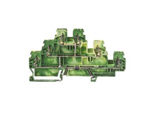 Złączka szynowa 3-piętrowa PE 2,5mm2 żółto-zielony 870-557 /50szt./