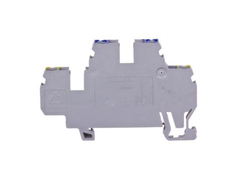 Złączka dwupiętrowa 4-przewodowa PE / N 2,5mm2 szara 870-517 /50szt./