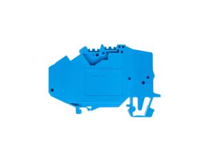 Złączka szynowa rozłączalna N 1-przewodowa 4mm2 do przewodu neutralnego niebieska 781-613 TOPJOBS /50szt./