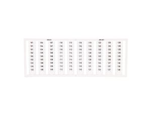 Ramka z oznacznikami 3x101-3x130 209-667 /5szt./