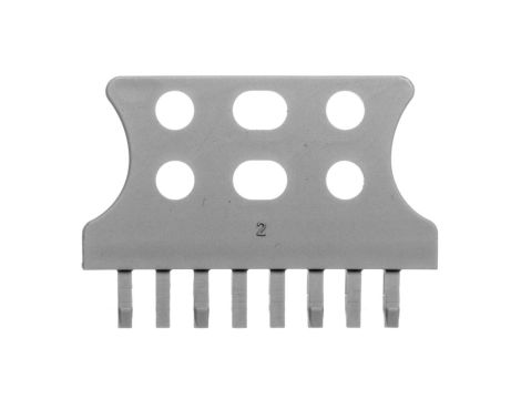 Płytka odciążająca naciąg do wtyków 10-14-torowych szara 769-414 /25szt./