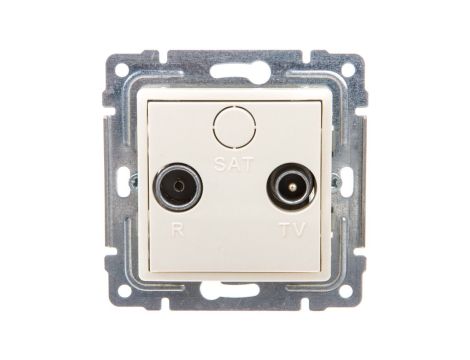 VENA Gniazdo antenowe RTV końcowe krem 510373