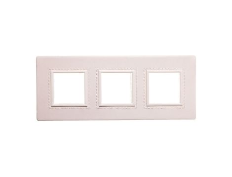 DANTE Ramka potrójna skóra PEEPER 4509583