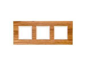 DANTE Ramka potrójna drewno LIGHT OAK 4522383