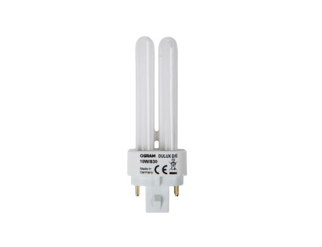 Świetlówka kompaktowa G24q-1 (4-pin) 10W 3000K DULUX D/E 4050300419435