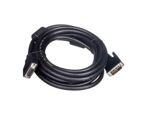 Kabel przedłużający DVI-D Dual Link Typ DVI-D(24+1)/DVI-D(24+1), M/Ż czarny 5m AK-320200-050-S