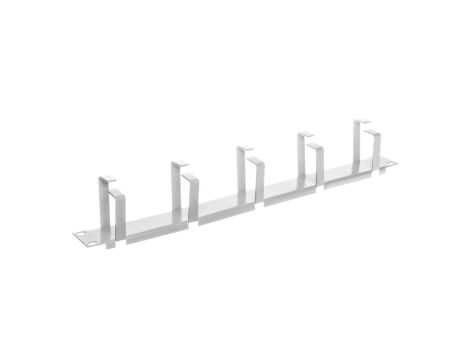 Panel przedni 19 cali z prowadnicami kabli z metalu NWS-FP/KFB/M/1HE 255029