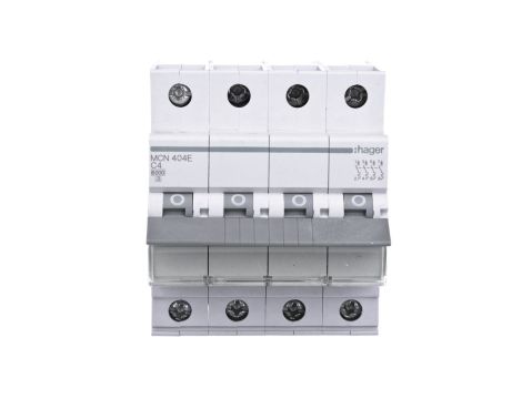 Wyłącznik nadprądowy 4P C 4A 6kA AC MCN404E