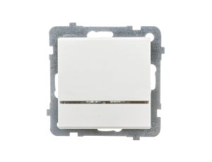 SONATA Łącznik pojedynczy z podświetleniem ecru ŁP-1RS/m/27
