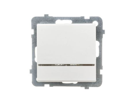 SONATA Łącznik pojedynczy z podświetleniem ecru ŁP-1RS/m/27