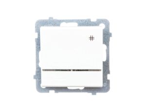 SONATA Łącznik krzyżowy z podświetleniem ecru ŁP-4RS/m/27