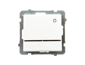 SONATA Przycisk /światło/ z podświetleniem ecru ŁP-5RS/m/27