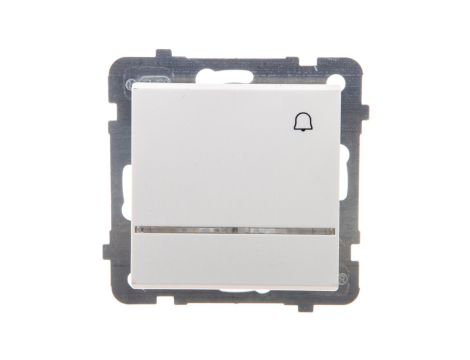 SONATA Przycisk /dzwonek/ z podświetleniem ecru ŁP-6RS/m/27