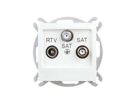 IMPRESJA Gniazdo antenowe RTV-SAT-SAT ecrue GPA-Y2S/m/27