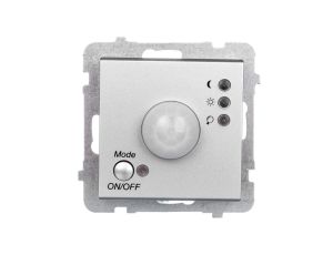 SONATA Elektroniczny czujnik ruchu srebro mat ŁP-16R/m/38