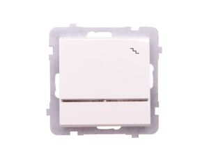 SONATA Łącznik schodowy z podświetleniem ecru ŁP-3RS/m/27