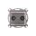 SONATA Gniazdo antenowe RTV przelotowe 14dB stal inox GPA-14RMP/m/37