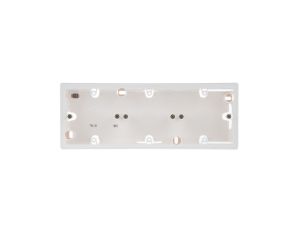 VALENA Puszka natynkowa potrójna pozioma biała 776183