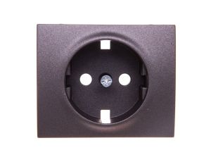 SISTENA LIFE Plakietka gniazda SCHUKO choco 771220