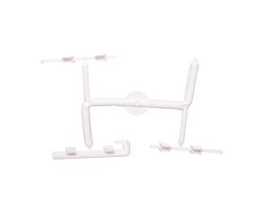 Pokrywa stykowa kanału RAPID 45 GEK-KS45-3 biała 6116163 /6szt./