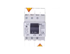 Rozłącznik 63A 3P dzwigmia żółto-czerwone RSD-3063W02