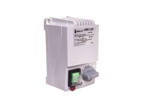 Regulator prędkości obrotowej 1-fazowy ARW 3,0/S 230V 3A IP54 /z wejściem czujnika termicznego silnika/ 17886-9958